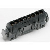 Bornier de répartition isolé IP2X phase - 8x1