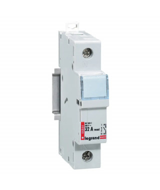 Coupe-circuit sectionneur - 1P - cartouche cylind ind neutre - 500 V~