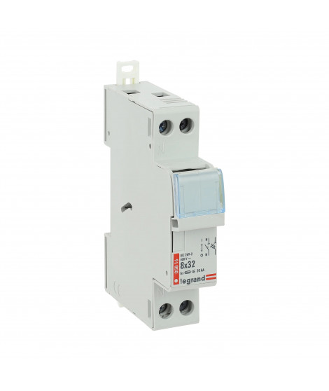 Coupe-circuit sectionneur - 1P+N - cartouche cylind ind 8x32 - 400V~~