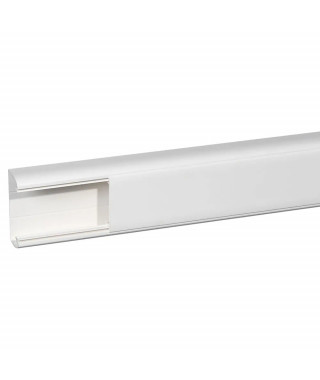 Goulotte 1 compartiment 35x80mm DLP monobloc - blanc
