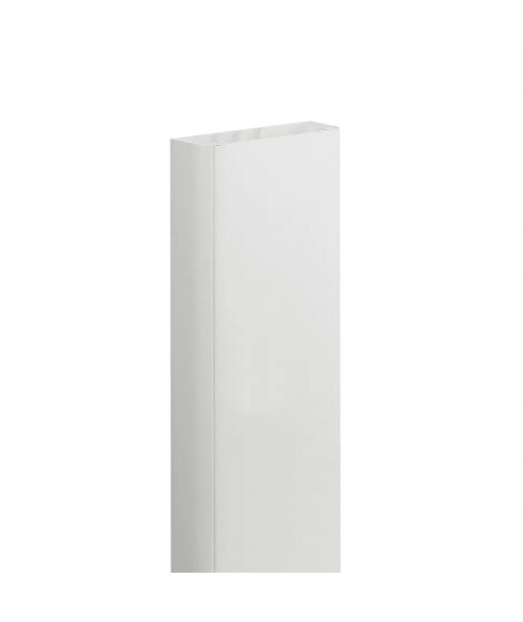 Goulotte 1 compartiment 50x105mm DLP monobloc avec couvercle 85mm - blanc