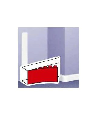 Couvercle flexible largeur 40mm pour DLP évolutive - longueur 2m