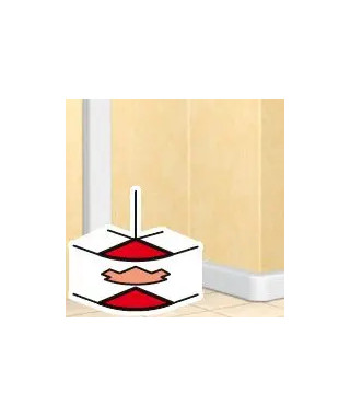 Angle extérieur pour goulottes DLP monobloc 50x105mm - blanc