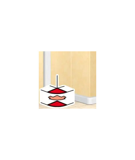 Angle extérieur pour goulottes DLP monobloc 50x105mm - blanc