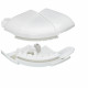 Angle extérieur goulotte DLP monobloc 50x80mm