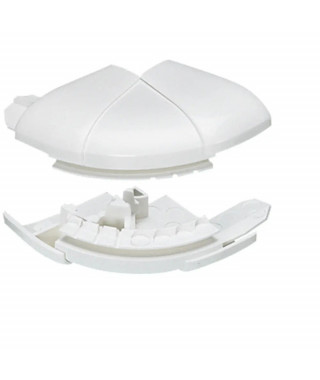 Angle extérieur goulotte DLP monobloc 50x80mm , 50x105mm , 50x150mm ou 50x195mm