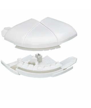 Angle extérieur pour goulottes DLP monobloc 65x150mm ou 65x195mm - blanc