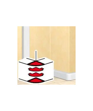 Angle extérieur pour goulottes DLP monobloc 50x220mm - blanc
