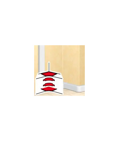 Angle intérieur pour goulottes DLP monobloc 50x220mm - blanc