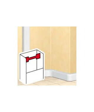 Agrafes pour tenue des câbles pour goulottes DLP monobloc avec couvercle 65mm