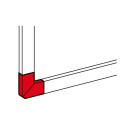 Angle plat 90° pour goulottes DLP monobloc 65x195mm - blanc