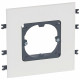 Support universel 1 poste goulottes DLP monobloc - couvercle 130mm horizontal