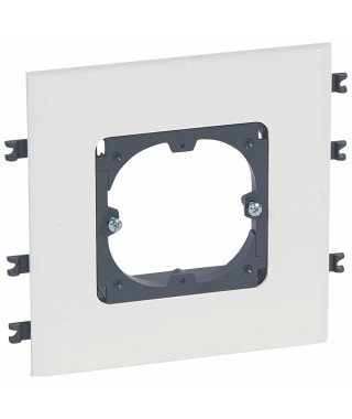 Support universel 1 poste goulottes DLP monobloc - couvercle 130mm horizontal