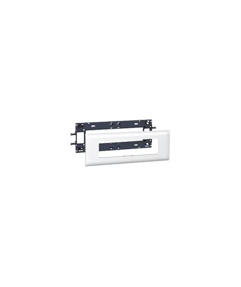 Support Mosaic 8 modules pour goulotte DLP monobloc avec couvercle 85mm