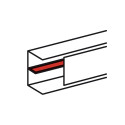 Cloison de séparation hauteur 50mm pour goulottes DLP Aluminium