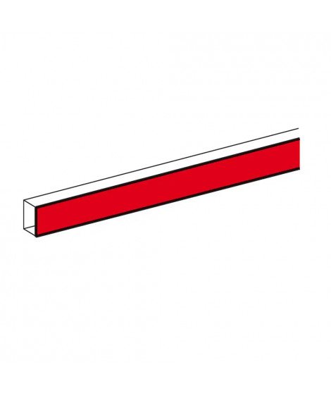 Couvercle rigide largeur 85mm pour goulotte DLP aluminium