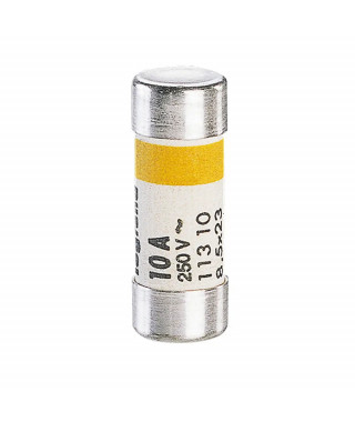 Cartouche cylindrique domestique 8,5x23mm sans voyant - 10A