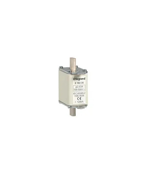 Cartouche industrielle à couteau typegG taille 00 - avec voyant - 25A