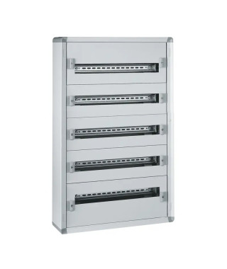 Coffret distribution métal XL³160 5 rangées 900x575x147mm - 120 modules