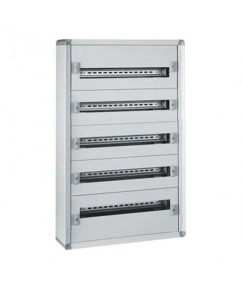 Coffret distribution métal XL³160 5 rangées 900x575x147mm - 120 modules
