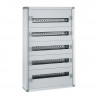 Coffret distribution métal XL³160 5 rangées 900x575x147mm - 120 modules
