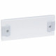 Plastron plein métal 1/4 tour pour gaines à câbles XL³400 - hauteur 100mm