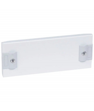 Plastron plein métal 1/4 tour pour gaines à câbles XL³400 - hauteur 100mm