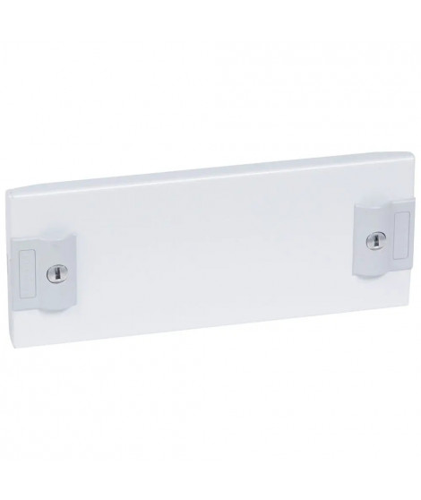 Plastron plein métal 1/4 tour pour gaines à câbles XL³400 - hauteur 100mm