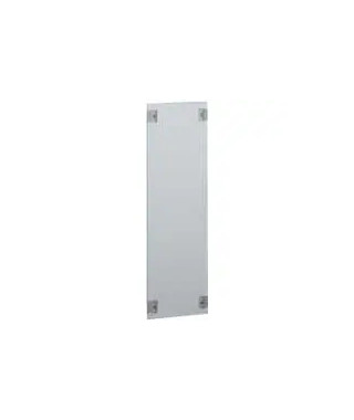 Plastron plein métal 1/4 tour pour gaines à câbles XL³400 - hauteur 700mm