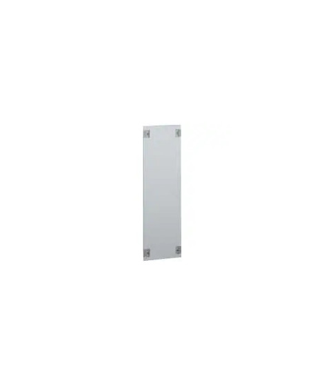 Plastron plein métal 1/4 tour pour gaines à câbles XL³400 - hauteur 700mm