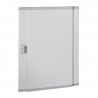 Porte galbée métal pour coffret et armoire XL³400 et XL³160 hauteur 600mm