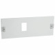 Plastron métal XL³400 - pour 1 DPX³250 coffret / armoire - horizontal - H 200