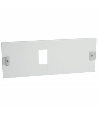 Plastron métal XL³400 - pour 1 DPX³250 coffret / armoire - horizontal - H 200