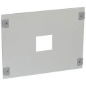 Plastron métal 1/4 tour pour DPX250/DPX³630 - vert centré dans XL³400 -h.400mm