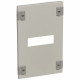 Plastron métal XL³400 - pour 1 DPX³250 gaine à câble - horizontal - H 400
