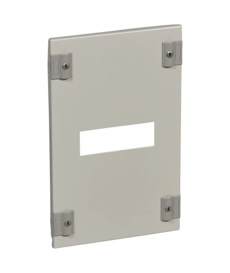 Plastron métal XL³400 - pour 1 DPX³250 gaine à câble - horizontal - H 400
