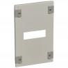 Plastron métal XL³400 - pour 1 DPX³250 gaine à câble - horizontal - H 400