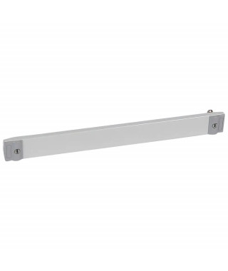 Plastron plein métal 1/4 tour pour coffrets et armoires XL³400 - hauteur 50mm