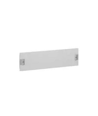 Plastron plein métal 1/4 tour pour coffrets et armoires XL³400 - hauteur 100mm