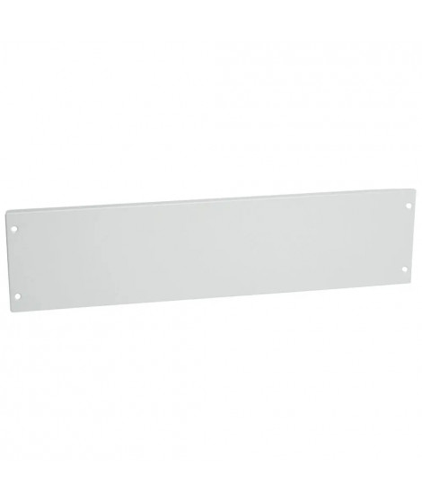 Plastron plein métal à vis pour XL³4000 et XL³800 - hauteur 150mm - 24 modules