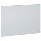 Plastron plein métal à vis pour XL³4000 et XL³800 - hauteur 400mm - 24 modules