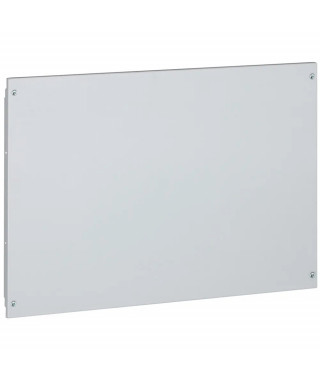 Plastron plein métal à vis pour XL³4000 et XL³800 - hauteur 400mm - 24 modules