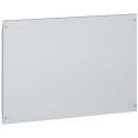 Plastron plein métal à vis pour XL³4000 et XL³800 - hauteur 400mm - 24 modules