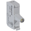 Bloc tête lumineuse Osmoz raccordement à vis -12V à 24V alternatif/continu blanc