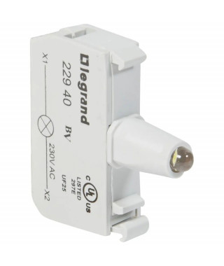 Bloc pour tête lumineuse Osmoz raccordement à vis - 230V~ - blanc