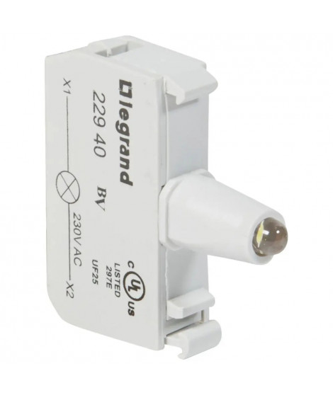 Bloc pour tête lumineuse Osmoz raccordement à vis - 230V~ - blanc