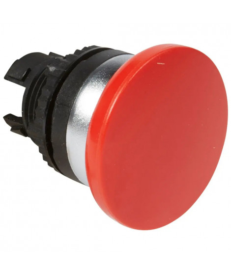 Tête coup de poing à impulsion non lumineuse IP69 Ø40 Osmoz composable - rouge
