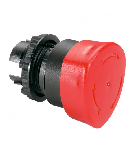 Coup de poing Ø40 pousser-tourner coupure d'urgence IP69 Osmoz composable -rouge