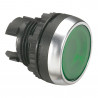 Tête affleurante pousser-pousser lumineuse IP69 Osmoz composable - vert