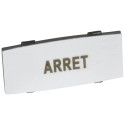 Insert Osmoz avec texte - alu - petit modèle avec marquage ARRET